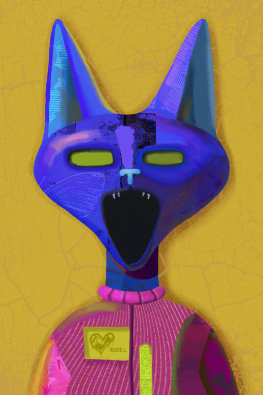 grubge cat by Fabriziobeyondstudio