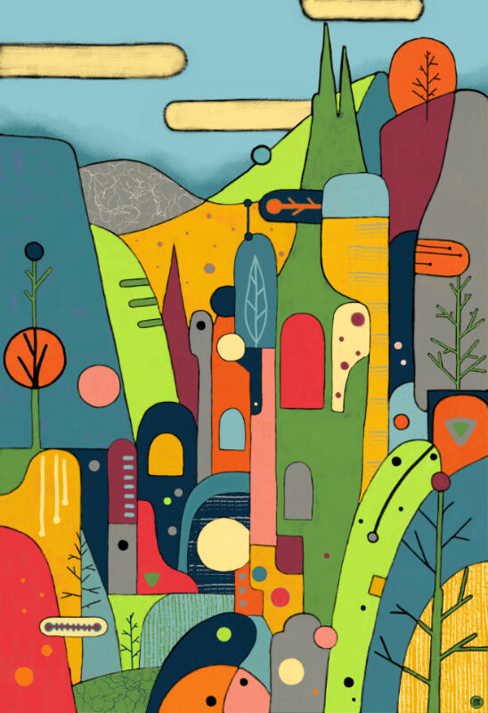 Mountains and Cascades